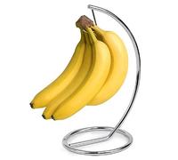 SUNNEE Banana Hanger Stainless Steel Banana Hanging Bracket Flat Wire Banana Holder Tree Stand (silvery)