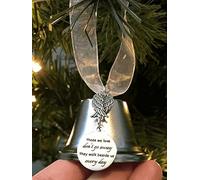 SUNNEE Memorial Christmas Ornament Bauble Tree Hanging Decor Jingle Bells Ornaments (Because Someone We Love is In Heaven)