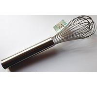 SUNNEX Commercial Catering Quality Heavy Duty 25 cm 12 wire Stainless Steel Egg Whisk
