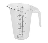 Sunnex Stackable Measuring Jug 0.5L Clear Polycarbonate Durable Kitchen Tool Plastic Utensils Lightweight