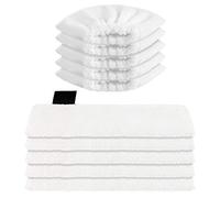 Sunnila 10 Microfibre Cloth Cover Pads Set Washable 5 Floor Nozzles + 5 Hand Nozzles for Kärcher EasyFix SC1, SC2, SC3, SC4, SC5 Steam Cleaners Pack of 10