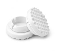 Sunniland Patio 1" Specialty Wrought Iron Chair Cup Glide - Floor Protector - Cap Quantity of 16 White