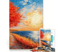 Sunny August Day 1000 Piece Jigsaw Puzzles for Teenagers Jigsaw Mental Logic Toy Leisure Time Fine Edge 50x75cm