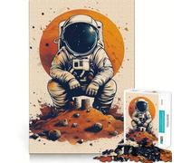 Sunny Beach Day on Mars Hard Jigsaw Puzzle for Adults 1000 Pieces Logic Toy Family Bond Precision Cut Warm Surprise 50x75cm