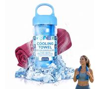 Sunny Bee Cooling Towel, 100x30cm Ice Towel With Storage Bottle Sweat Towel
