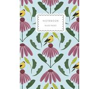 Sunny Black and Yellow Bird Notebook: Composition, Wide Ruled Comp Book, Writing Journal Notebook with Lined Paper, Home School Supplies for College ... Sheets: Sunny Black and Yellow Bird Notebook