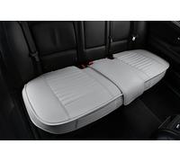 Sunny color Back Seat Covers, Rear Seat Cushions, Auto Bench Protector with Breathable PU Leather and Non-Slip Bottom Universal for 4 Season (Gray, 61" x 20. 5")