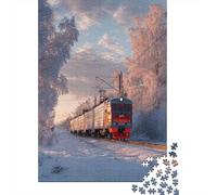 Sunny Day - Winter Express Puzzle 38x26cm/1000pcs Erwachsene Puzzle,Home Decor