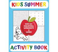 Sunny Days Activity Book for Kids: (Ages 6-12) - Mazes, Hangman, Coloring Pages, Word Searches & More | 135+ Fun Summer Puzzles and Worksheets - Word ... for Learning and Screen-Free Fun, Summer Kids