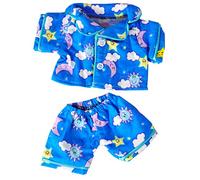 Sunny Days Blue PJ's Teddy Bear Outfit (8")