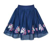 Sunny Fashion Girls Skirt Unicorn Horse Sequins Sparkling Tutu Dancing Age , 2-3 Years, Blue 3