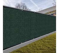 SUNNY GUARD Privacy Screen Fence, 5 ft X 25 ft, Dark Green, High Density Polyethylene, Outdoor Decorative Fences, Garden, Sun Protection, Noise Reduction, Wind Protection, 5-year Warranty