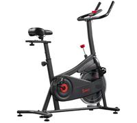 SUNNY HEALTH Active 100 Smart Bluetooth Exercise Bike - Black, Black,Red