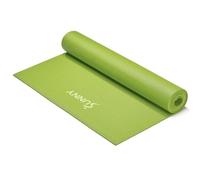 Sunny Health & Fitness Exercise Yoga Mat - Firm Studio Support for Stability & Grounded Balance - Durable, Tear-Resistant & Portable for Yoga, Pilates & Floor Workouts- Blue - NO. 031-GR