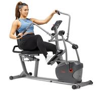 Sunny Health & Fitness Performance Interactive Recumbent Cross Trainer Elliptical Bike with Exclusive SunnyFit® App and Smart Bluetooth Connectivity - SF-RBE420035