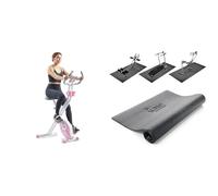 Sunny Health & Fitness Smart Folding X-Bike, Compact Home Exercise Bike for Indoor Use, Full-Body Low-Impact Workout, Cardio Training, 14-Level Magnetic Resistance, Bluetooth & Free SunnyFit App + Sun