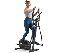 Sunny Health & Fitness Smart Upright Elliptical Machine & Cross Trainer | Full Body Workout, Adjustable Magneitc Resitance, Low Impact, Smart Function, Digital Monitor, Bluetooth Connectivity
