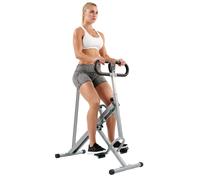 Sunny Health & Fitness Squat Assist Upright Row-N-Ride Rowing Machine, Horse Riding Machine Full Body Exercise Indoor Trainer Equipment for Home Gym U