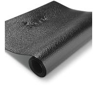 Sunny Health and Fitness Exercise Equipment Mat, Non-slip Noise Reduction Floor Protector Mat for Treadmill, Spin Bike and Other Gym Equipment, Safe on Hardwood Floors and Carpet - NO. 083, Black
