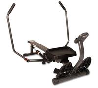 Sunny Health & Fitness Smart Compact Full-Motion Rowing Machine, Home Rower Featuring 360° Rotating Handles, 12 Adjustable Resistance Levels, Bluetooth & Free SunnyFit App, Max User Weight 180 KG