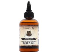 Sunny Isle Jamaican Black Castor Oil Beard Oil 4oz | Conditioning Growth Oil for Thicker Facial Hair | Softens, Strengthens Beards & Mustaches | Hydrates Skin