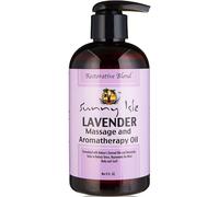 Sunny Isle Lavender Massage and Aromatherapy Oil 8 oz