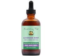 Sunny Isle Lavender Mint Hair and Strong Roots Oil 4oz | Infused with Jamaican Black Castor Oil and Biotin | Strengthen and Condition Hair Follicles | Dry Scalp, Split Ends