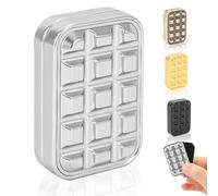 Sunny Power Fidget Slider,Metal Poker Push Card, Portable Stress Relief Toy for Adults, Fidget Toys for Anxiety ADHD Metal Sensory Toy, for Boyfriends Hand Spinners for Office Use