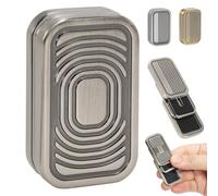 Sunny Power Metal Poker Push Card Fidget Slider, Portable Stress Relief Toy for Adults, Fidget Toys Anxiety Reducer Magnetic Sensory Desk Toy Gift for Men and Women Perfect for ADHD and Autism