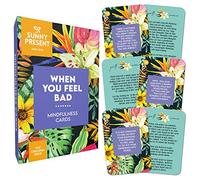Sunny Present Age 3+ When You Feel Bad - 44 double-sided Mindfulness Cards with Positive Affirmations, Daily Well-Being Tool & Gift