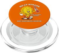 Sunny Safe, Heat Stress is No Laughing Matter PopSockets PopGrip for MagSafe