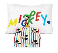 Sunny Side Up Disney Mickey Mouse Twin Sheet Set - 3 Piece Kids Bedding Set Includes Pillow Cover - Super Soft Microfiber Sheets