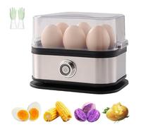 Sunny Side Up Egg Maker, 2026 Upgraded Multi-functional Sunny Side up Egg Maker, Stainless Steel Electric Eggs Poacher, 6 Eggs Capacity, for Soft, Medium,Hard Boiled (1pcs)