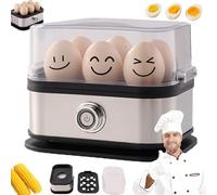 Sunny Side Up Egg Maker, Sunny Side Master Egg Cooker, Stainless Steel, Holds 6 Eggs, Removable, Intelligent Temperature Control, Prevent Burning Out, for Soft, Medium, Hard Boiled (1PCS)