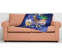 Sunny Side Up Kids Plush Throw Blanket - Soft & Comfy Throw for Couch or Bed - Cozy Home Décor for Living Room & Bedroom, Blue - Blippi, 40x50 - Travel Blanket