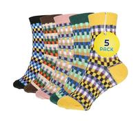 Sunny Socks Womens Thermal Socks - 5 Pairs Thick, Warm & Breathable, Soft, Non-Slip for Cold Weather, Reinforced Heel, Odour-Free Fabric & Durable Fit, UK Size 3-7
