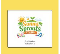 Sunny Sprouts Reading Series - First Readers: Collection A (Sunny Sprouts Studio Decodable Phonics Readers - Short Vowel CVC Stories for Beginner Readers)