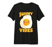Sunny Vibes Cute Egg Face Summer Premium T-Shirt