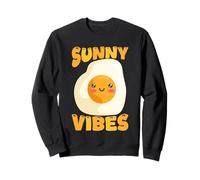 Sunny Vibes Cute Egg Face Summer Sweatshirt