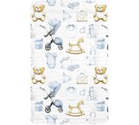 Sunnybabies Vintage Design Boys Baby Changing Mat Soft Padded Deluxe