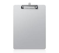 Sunnyclip Metal Clipboard, Rust-Proof Hangable Recycled Aluminum Clipboard with Low Profile Clip, Plate for A4 Size Sheet, for Contractor, Office,Business,School,Teach,Jobsite,Laboratory,Medical