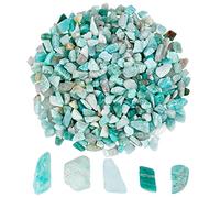 SUNNYCLUE 1 Box 100g Amazonite Chip Beads Blue Irregular Gemstones Healing Energy Crystal Kyanite Stone Charm Rocks Bead for Jewellery Making DIY Craft Chakra Decor Bracelet Necklace Supply Accessory