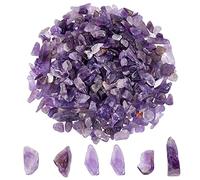 SUNNYCLUE 1 Box 100g Amethyst Chip Beads Chakra Chip Stones Irregular Gemstones Healing Energy Polishing Crystal Chips for Jewellery Making DIY Craft Decoration Bracelet Necklace Supplies Accessories