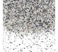 SUNNYCLUE 1 Box 100G Broken Glass Pieces Black Crushed Glass Bulk Irregular Crush Broken Mirror Pieces Small Crystal Chips Chunky Sequins Flakes for Hair Nail Resin Arts Vase Filler Jewellery Crafts