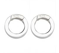 SUNNYCLUE 1 Box 12mm 925 Sterling Silver Spring Gate Ring Round Ring Carabiner Bulk Small Metal Clips Clasps Purses Trigger Snap Hooks Gate O Rings for jewellery Making Keyrings Bags Diy Crafts Suppli