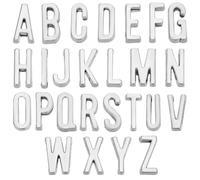 SUNNYCLUE 1 Box 130Pcs 26 Styles Alphabet Slider Charm Bulk Letter Slide Beads Antique Silver Alloy A-Z Alphabetic Loose Spacer Bead Charms for Bracelets jewellery Making Keychain Pendants Wristband