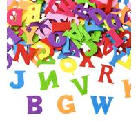 SUNNYCLUE 1 Box 150Pcs Felt Letters Felt Alphabet Bulk Flat Initial Pre Cut Decors Thin Colorful Letter Embellishments Woven Fabric Needle Felting for DIY Crafts Supplies Sewing Handicrafts Finishing