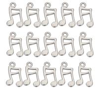 SUNNYCLUE 1 Box 150Pcs Music Notes Charms Bulk Musical Note Charm Small Music Note Symbol Instrument Mini Tibetan Alloy Style Music Festival Charms for jewellery Making Charms Earring Necklace DIY