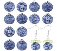 SUNNYCLUE 1 Box 16Pcs 3D Fruit Charm Blueberry Charms Resin Lifelike Blueberries Simulation Blue Berry Food False Fruits Pendants for Jewellery Making Earrings Necklaces Bracelets Keychains DIY Crafts