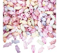 SUNNYCLUE 1 Box 300Pcs Acrylic Fish Beads Koi Fish Beads Bulk Plastic Colorful Goldfish Cute Animal Loose Spacer Summer Theme Beads for Jewellery Making DIY Beading Bracelets Necklace Accessories
